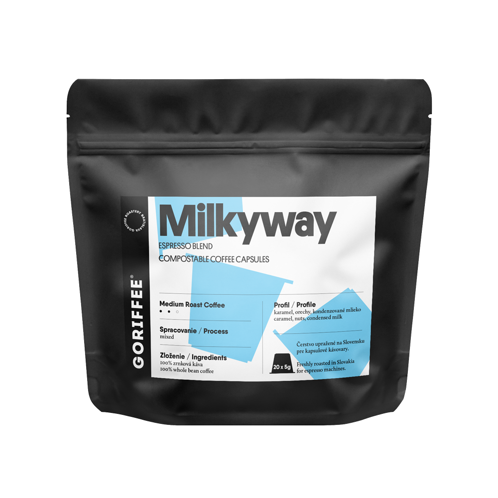 Milkyway espresso blend – kávové kapsule